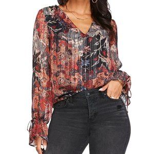 Jessica Simpson Long Sleeve Aurora Blouse